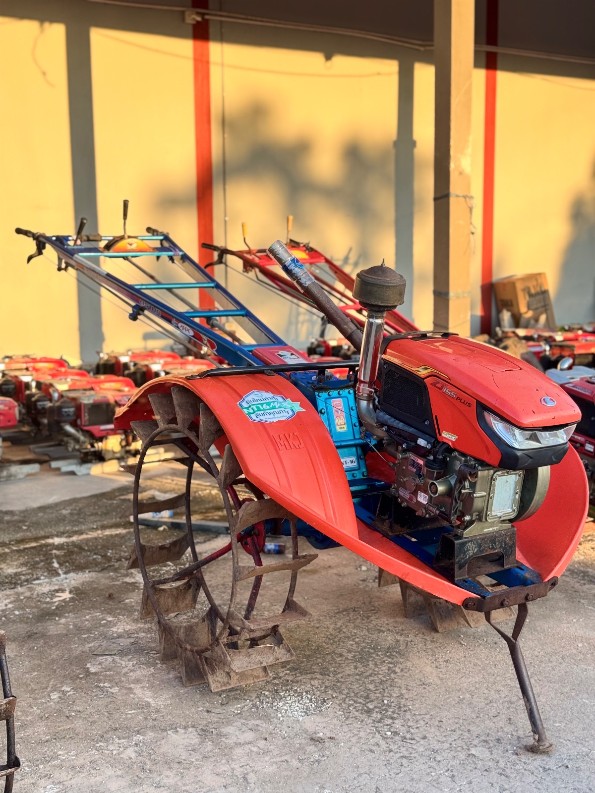 รถไถนาเดินตามโครงตรานก16MAX+เครื่องคูโบต้าZT155plus รูปที่ 1