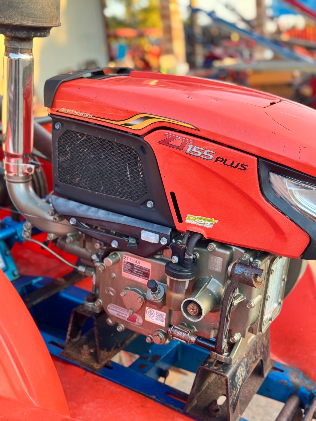 รถไถนาเดินตามโครงตรานก16MAX+เครื่องคูโบต้าZT155plus รูปที่ 4