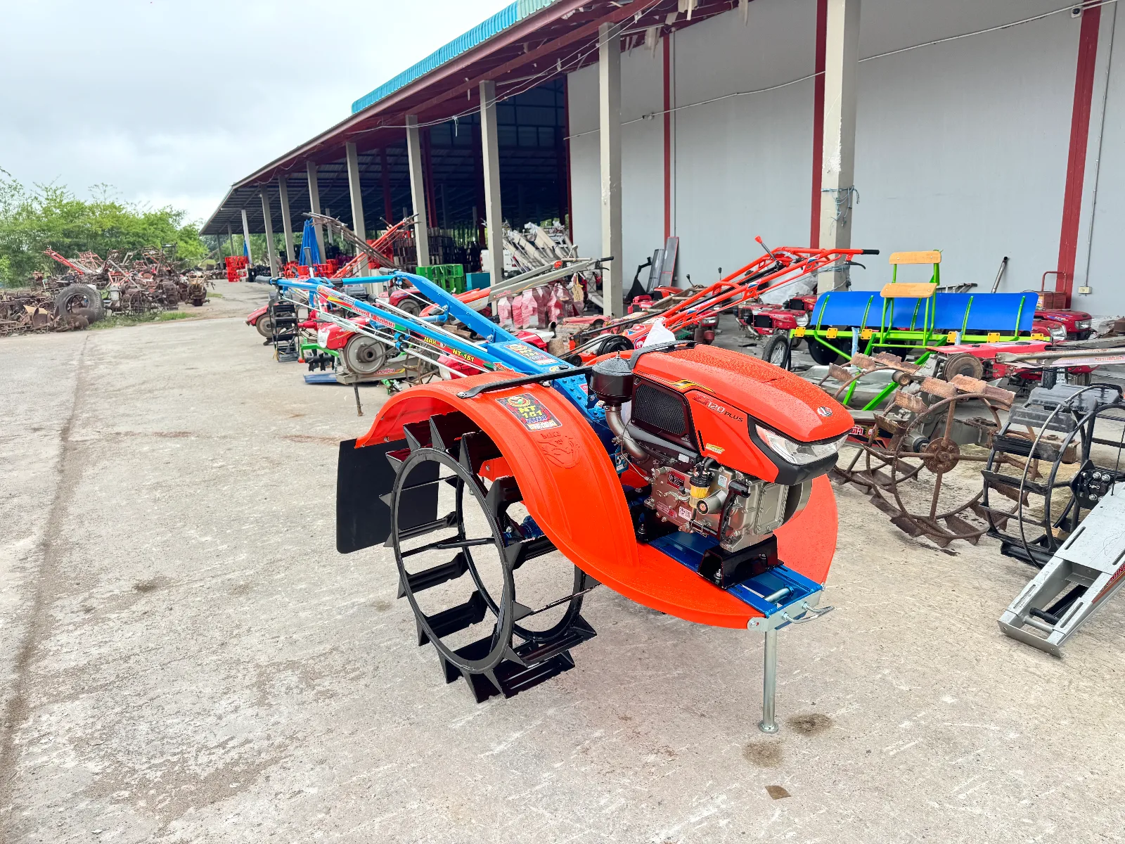 โครงตรานก NT151 MAX + เครื่องคูโบต้าZT120plus