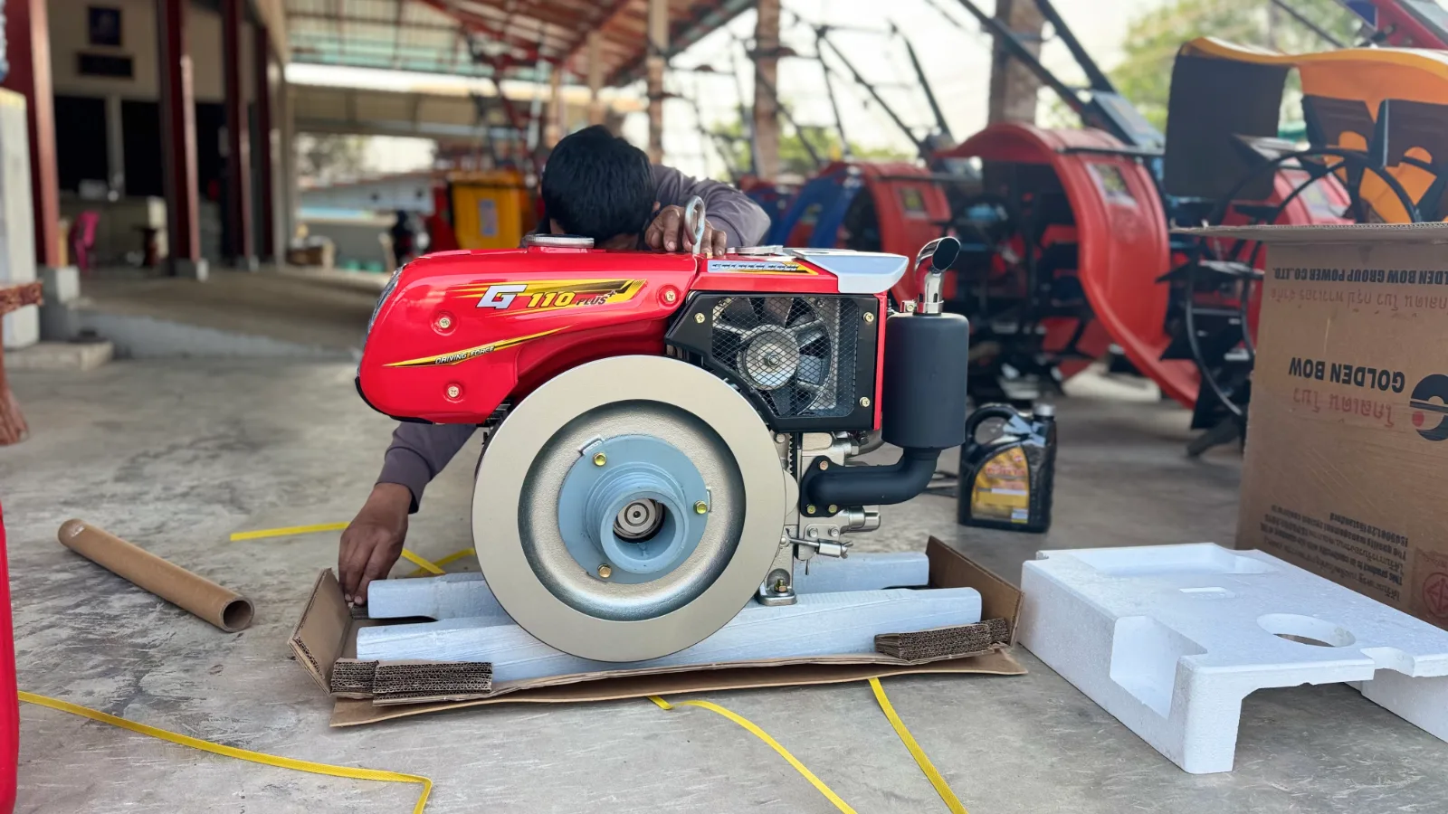 เครื่องยนต์โกลเด้นโบว์ G110