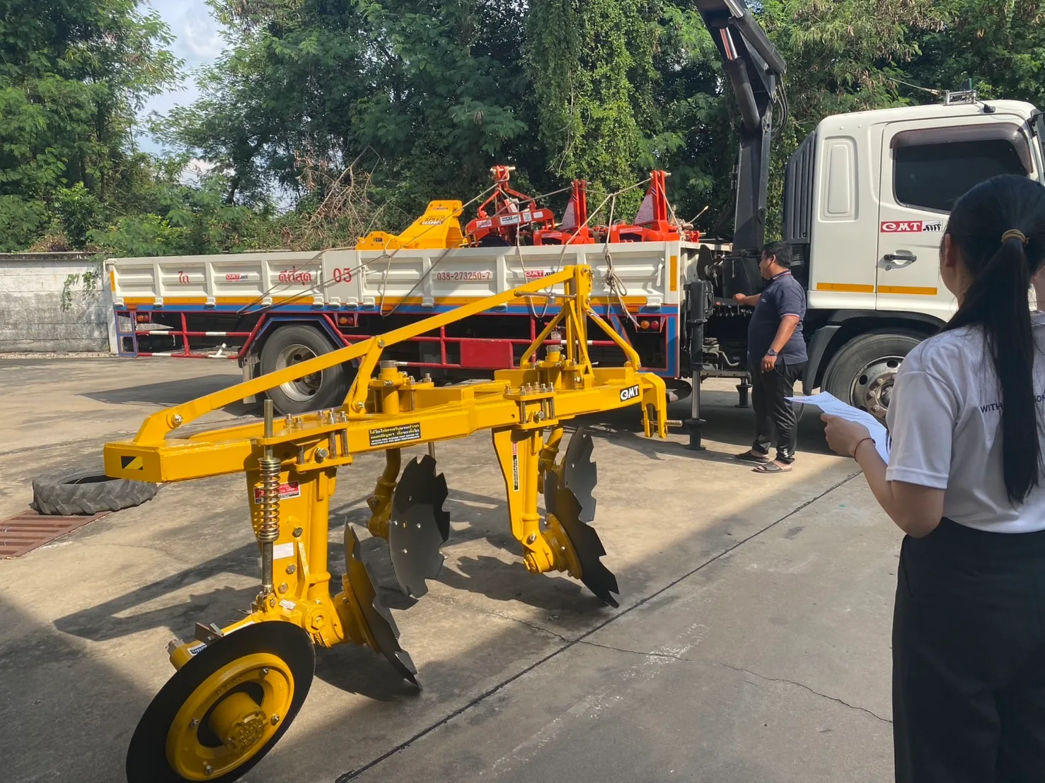 ผานสับกลบ 4 จาน CMT รุ่น CP4L-24260 สำหรับรถแทรกเตอร์ 70-90 แรงม้า รูปที่ 6