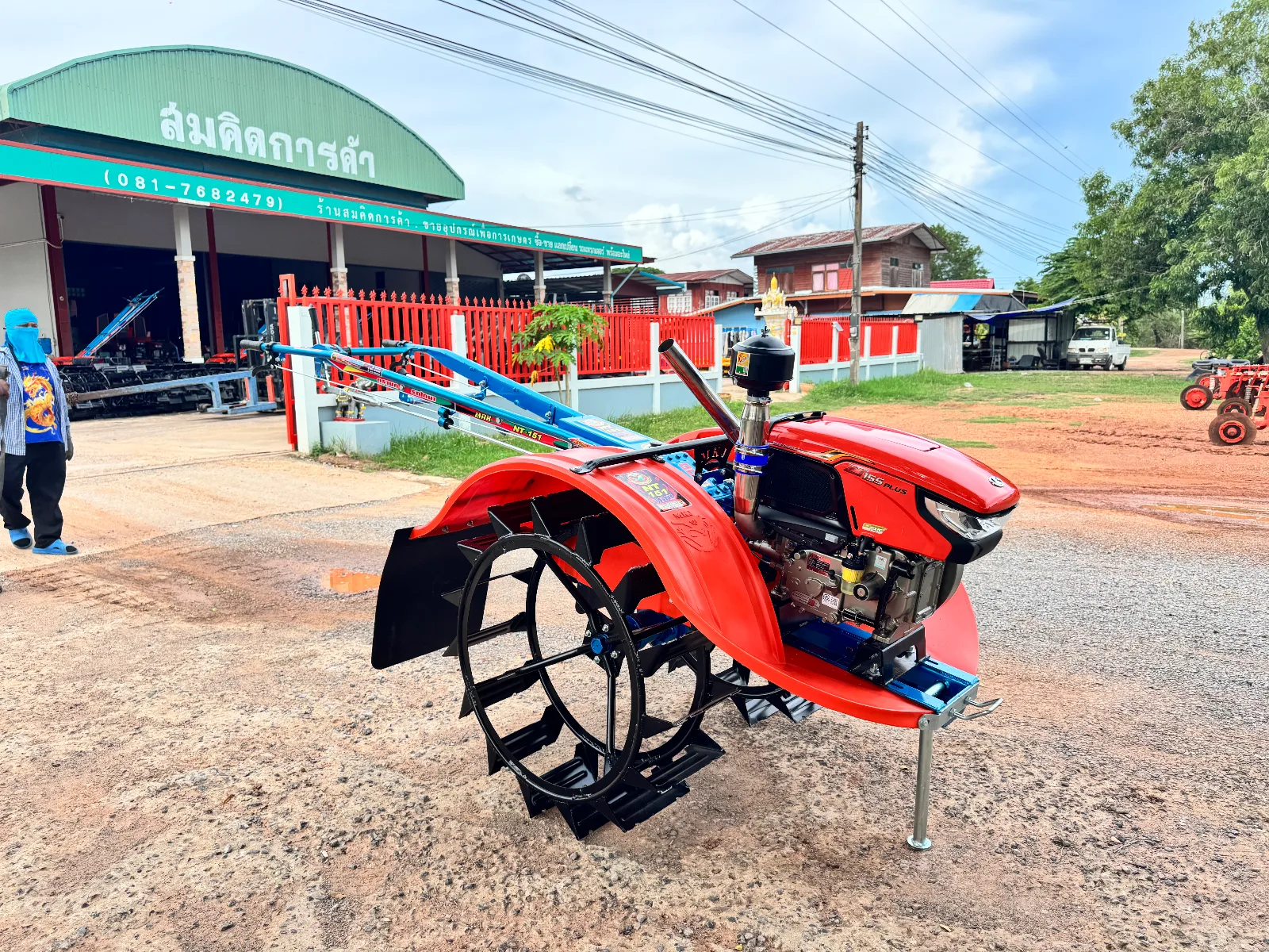 โครงตรานก NT151 MAX + เครื่องคูโบต้าZT155plus รูปที่ 3