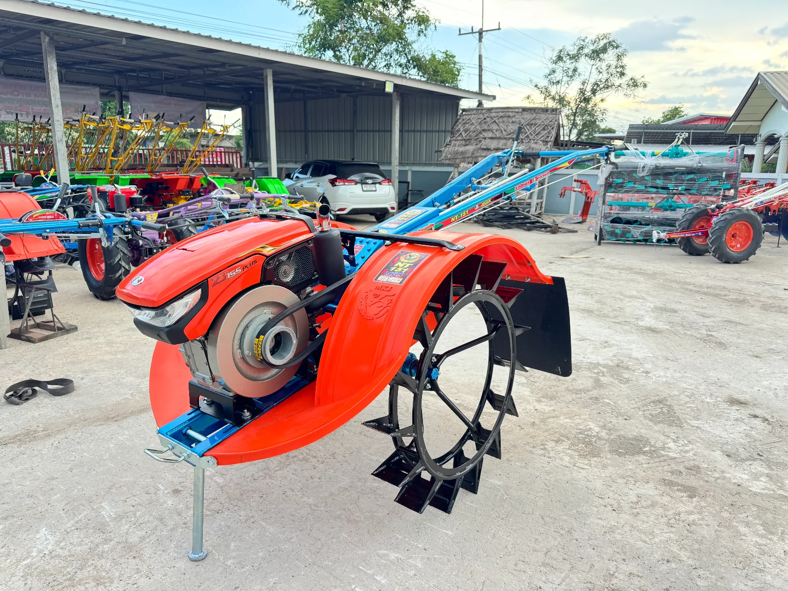 โครงตรานก NT151 MAX + เครื่องคูโบต้าZT155plus รูปที่ 4