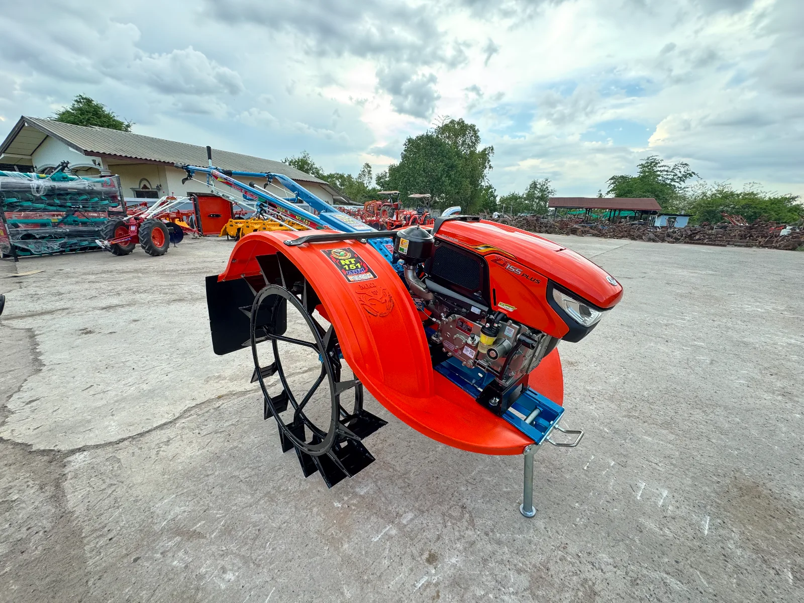 โครงตรานก NT151 MAX + เครื่องคูโบต้าZT155plus รูปที่ 5