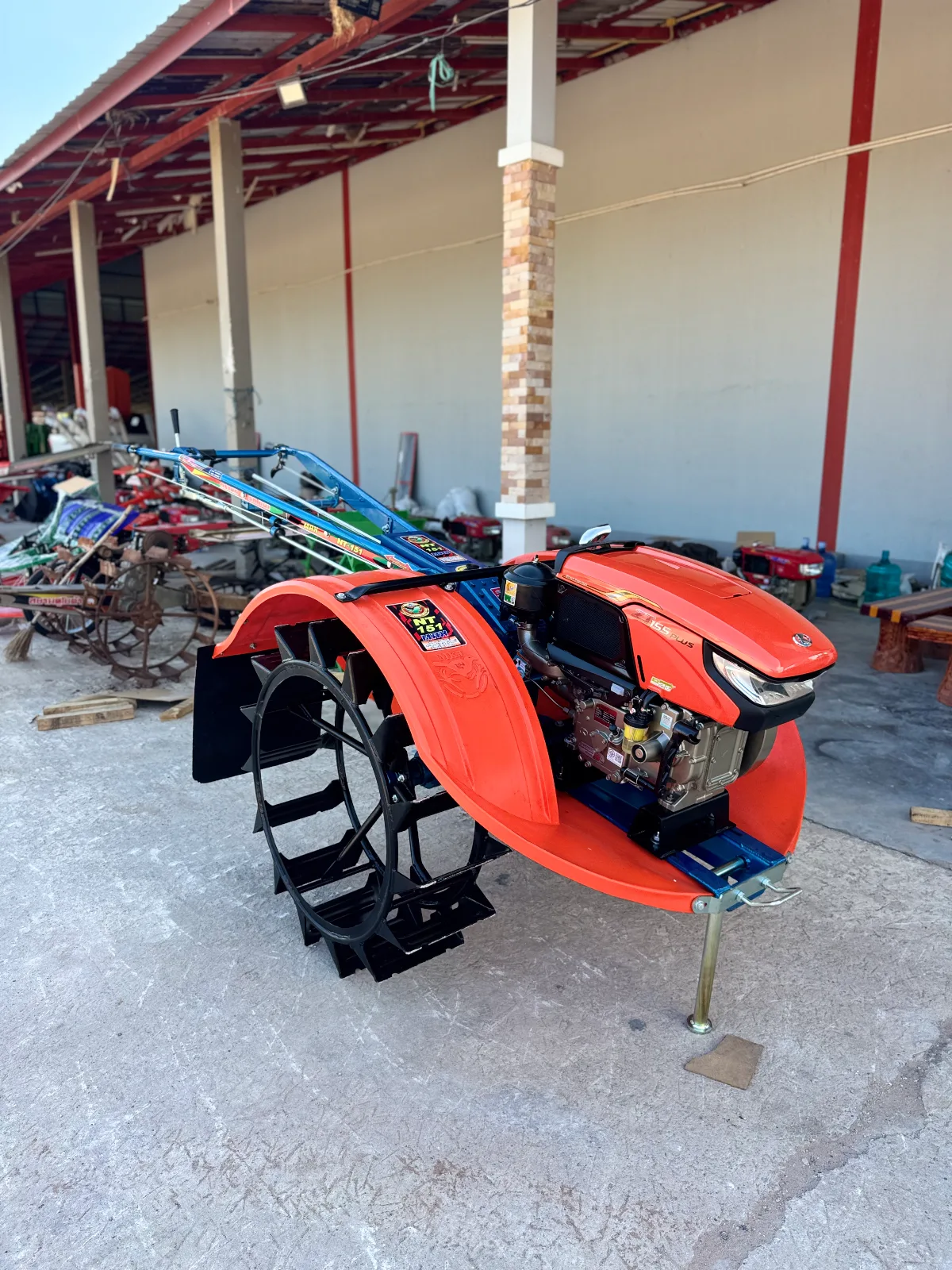 โครงตรานก NT151 MAX + เครื่องคูโบต้าZT155plus รูปที่ 6