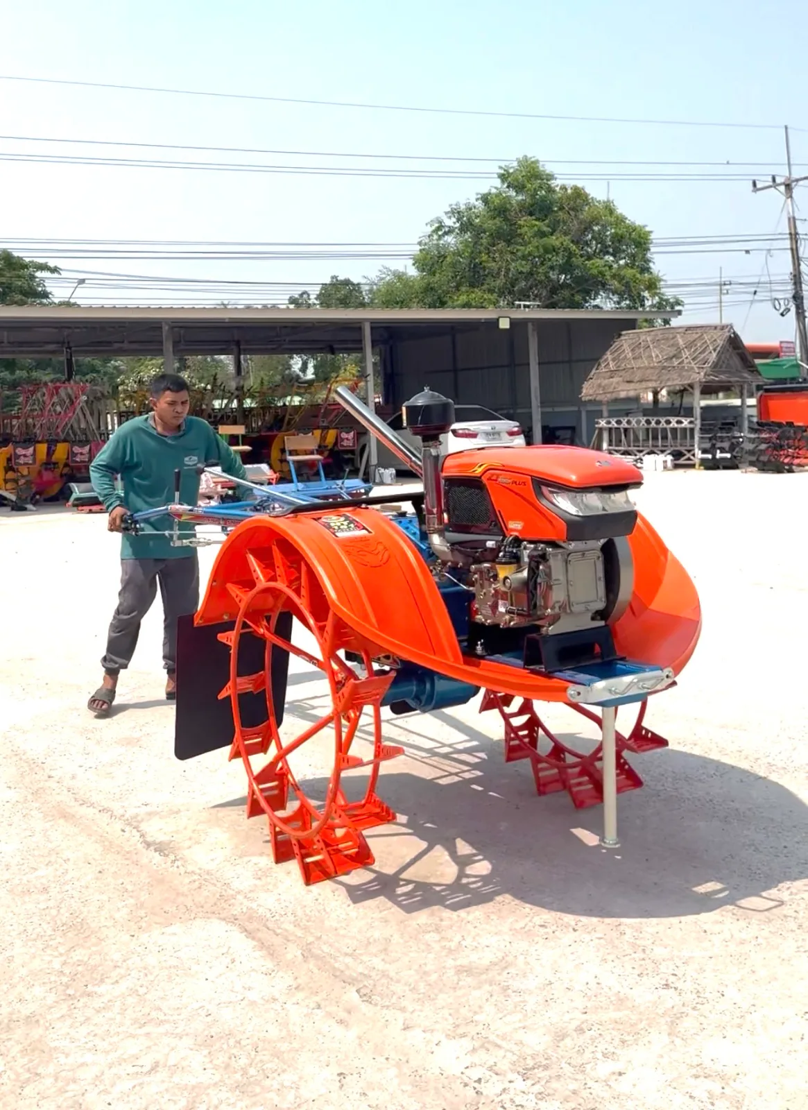โครงตรานก NT151 MAX + เครื่องคูโบต้าZT155plus รูปที่ 8